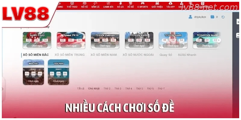 Nhiều cách chơi số đề